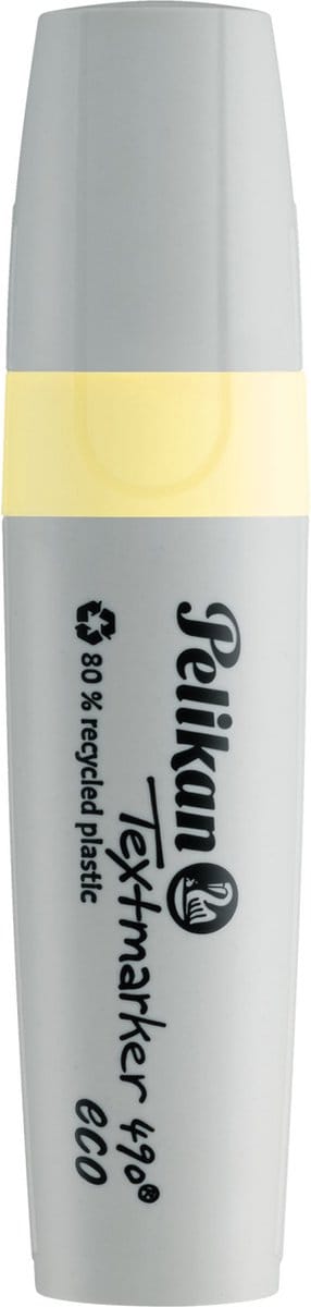 Pelikan tekstmarker 490 - Eco - Pastel geel - 1 stuk