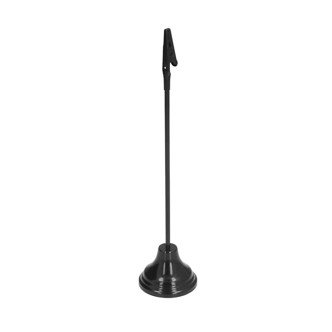 Porte-numéro de table Robuste Durable Pinces Solides Procédé d'électroplacage Stable Porte-place pour noir