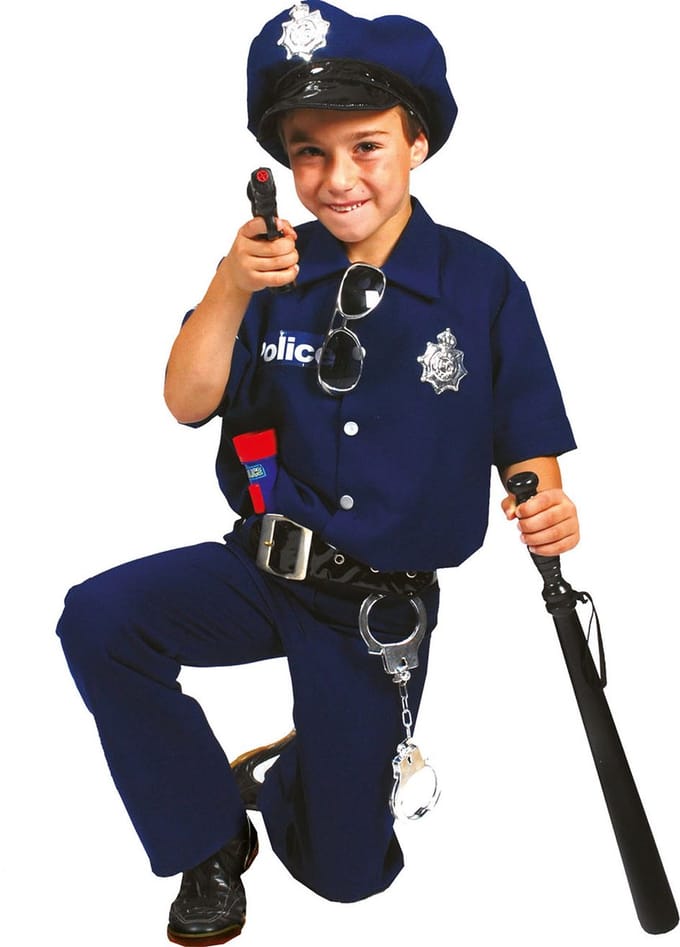 Verkleedpak politie agent jongen Good Cop 104