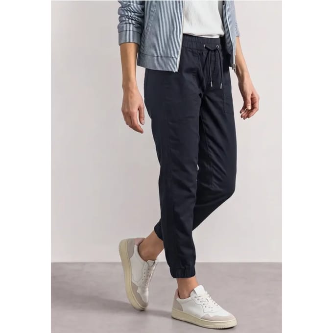 Slim Leg broek in papertouch kwaliteit
