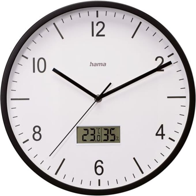 Hama wandklok- Lanzarote- Radiogestuurd - thermo-/ hygrometer-