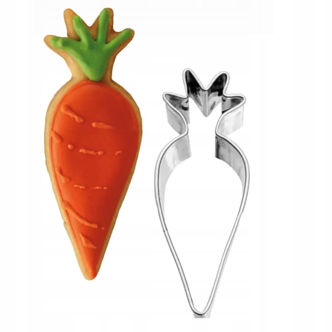 Vorm Wortelkoekjesuitsteker 6,6 cm - Metaal