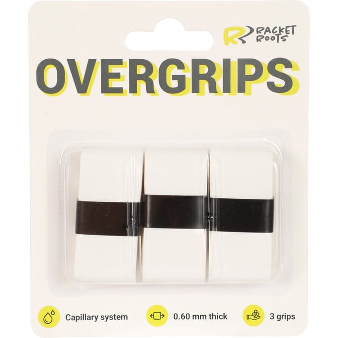 Racket Roots RR Grip Verpakking 3 Stuks-Wit