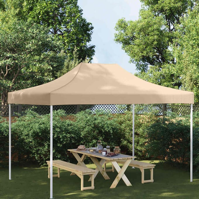 vidaXL - Partytentdak - 270 - g/m² - 4,5x3 - m - beige