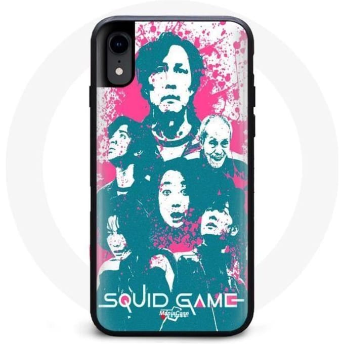 Coque Iphone XR Squid Game face poster