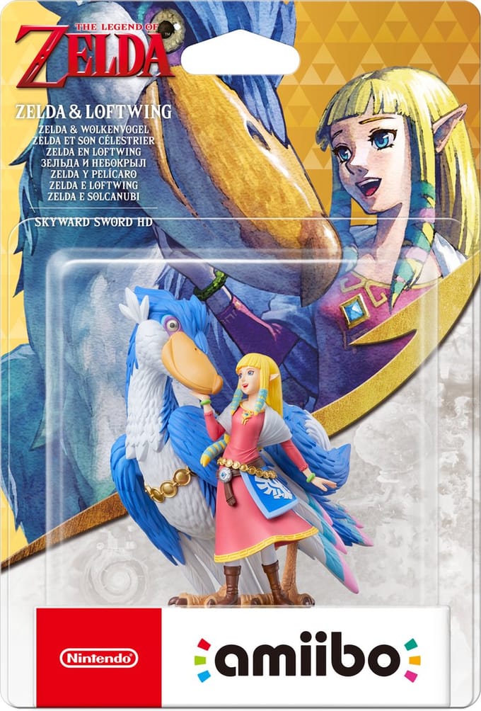 Nintendo Amiibo Zelda & Loftwing (The Legend of Zelda-collectie)