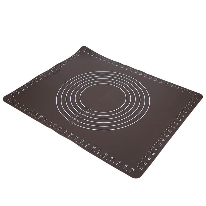 Antikleef Siliconen Bakmat Hoge Temperatuurbestendigheid Deeg Bloem Kneden Rolmat Keuken white