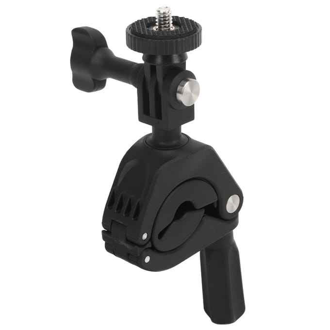 Fiets Camera Stuurbevestiging Aluminiumlegering Plastic Fiets Actiecamera Beugel voor OSMO Action 3 voor black