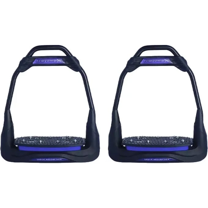 Paardenstijgbeugels Freejump Air’s Full Black (plancher 0° œil 0°)