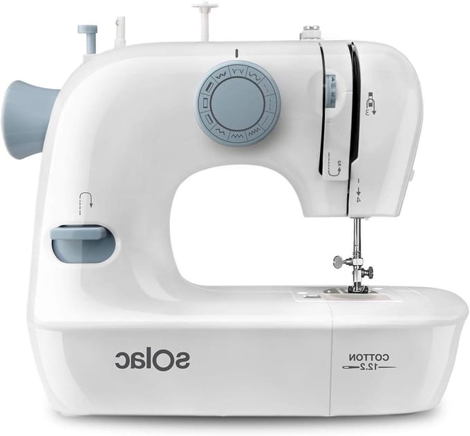 Naaimachine - Klusmachine - Kleding Maken - 12 Steken - 2.51 kg - Wit