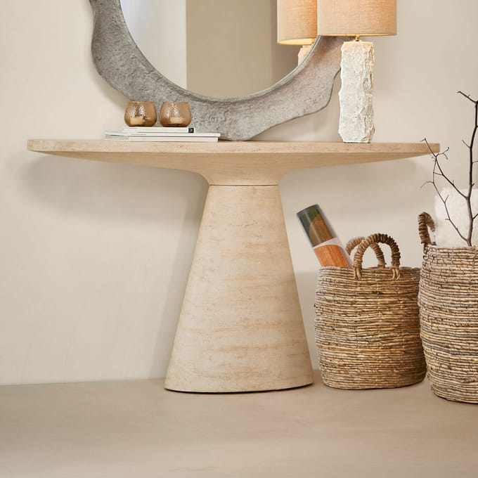 LOBERON Consoletafel Castelano beige