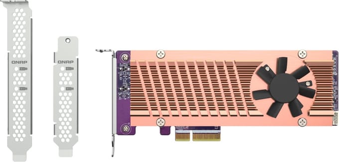 QNAP QM2-2P-344 - storage Controller - PCIe - PCIe 3.0 x4