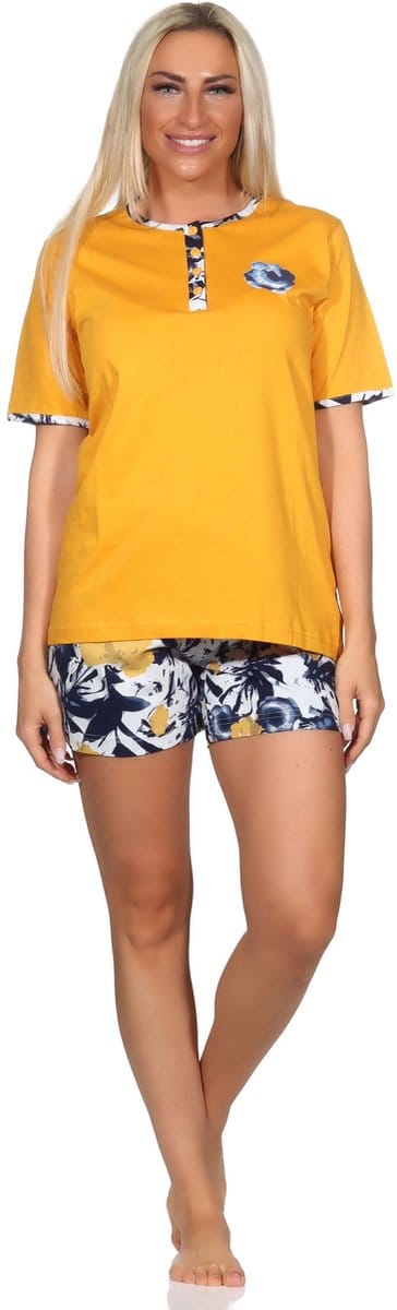 Normann dames pyjama met korte mouwen in geweldig design, ook in oversizes