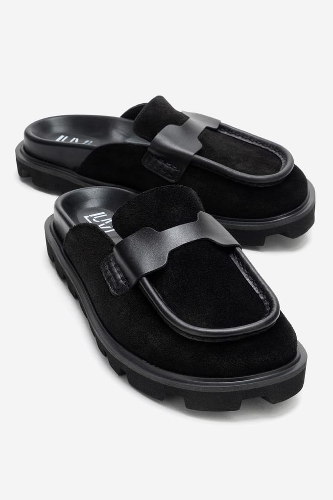 Vela Leren Slipper