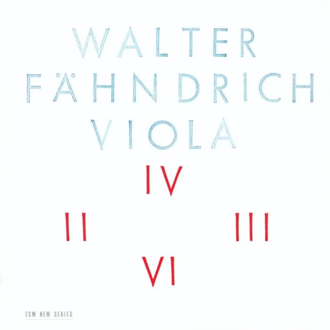 Walter Faehndrich - Viola (LP)