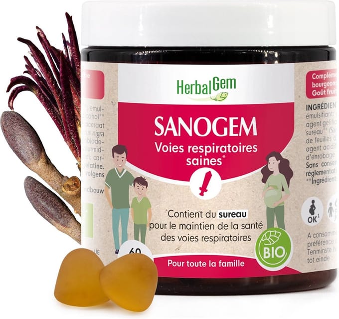 Herbalgem - SANOGEM GUMMIES - 60 gummies - 60 gommes