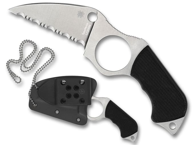 Spyderco swick 5 black lc200n se