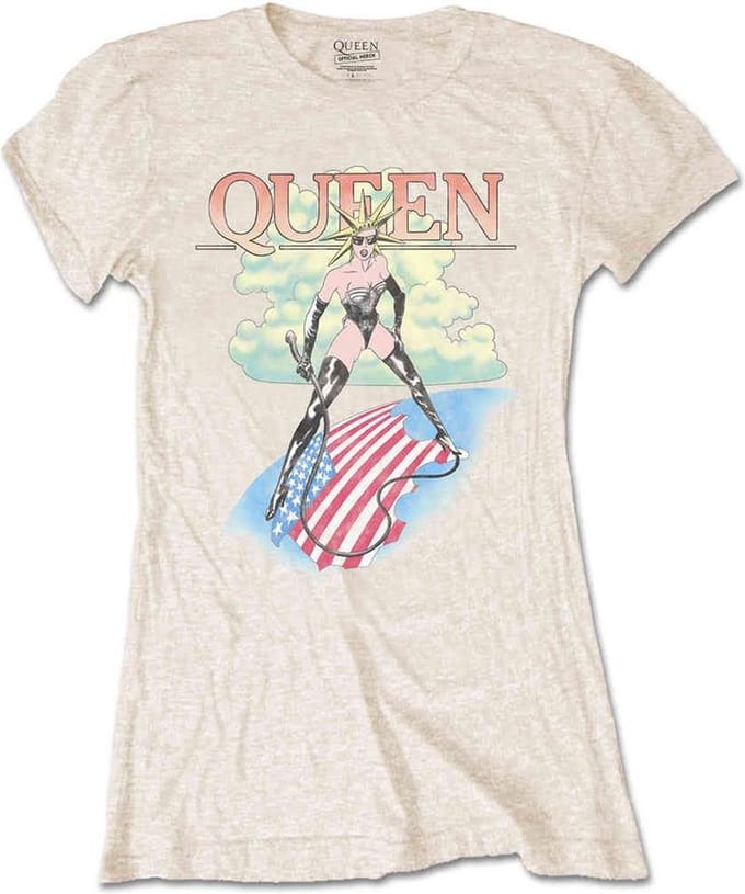Queen - Mistress Dames T-shirt - S - Creme