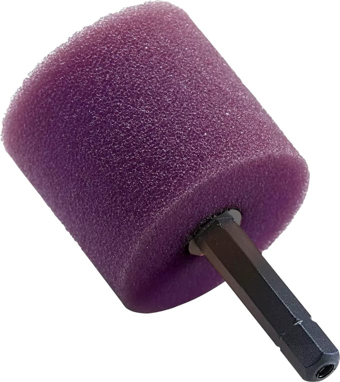FLEX - PZ-V 35 HEX - Polishing Sponge Round for FLEX PXE80 - Purple - Medium