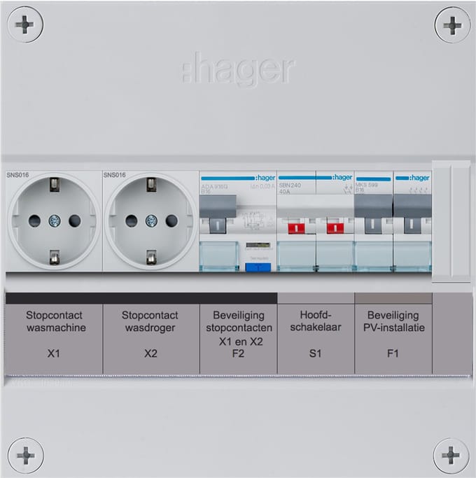 Hager VISION Installatiekast - VKG11PV-WW - E2XVK