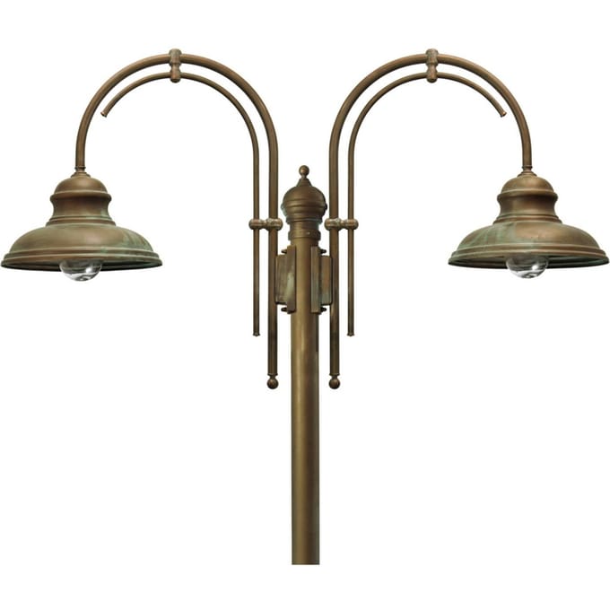Moretti Luce Mastlamp Luca, 2-lamps met dubbele boog