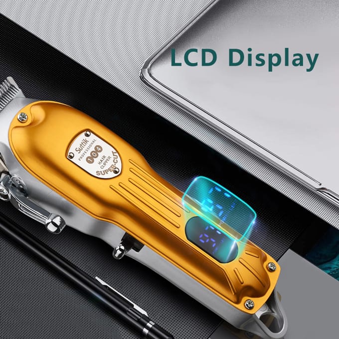 LCD digitaal display Krachtige kapper Thuis elektrische oliekoptondeuse Professionele styling