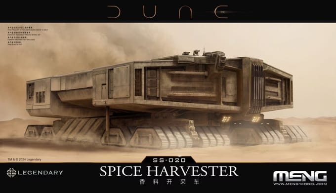 Meng Model Modelbouwpakket - SS020 Dune - Spice Harvester - 200x133mm Plastic - MENG - Modelbouw