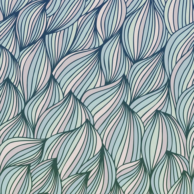 Fotobehang - Gentle Waves 250x250cm - Vliesbehang