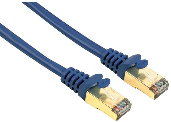 CAT5e netwerkkabel STP 3m afgeschermd blauw