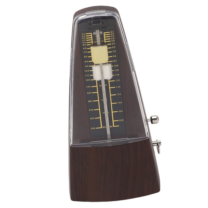 Mechanische Metronoom 40 tot 208 BPM Precies Ritme Universele Metronoom voor Piano Viool Gitaar Bas gray
