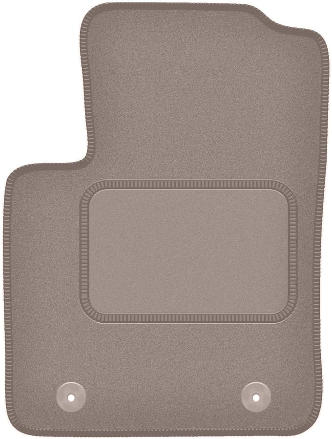 Beige bestuurdersmat voor: Ford Ka MK2 FL hatchback (2012-2018)