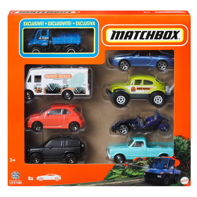 Mbx basic cars 8-pack assorti