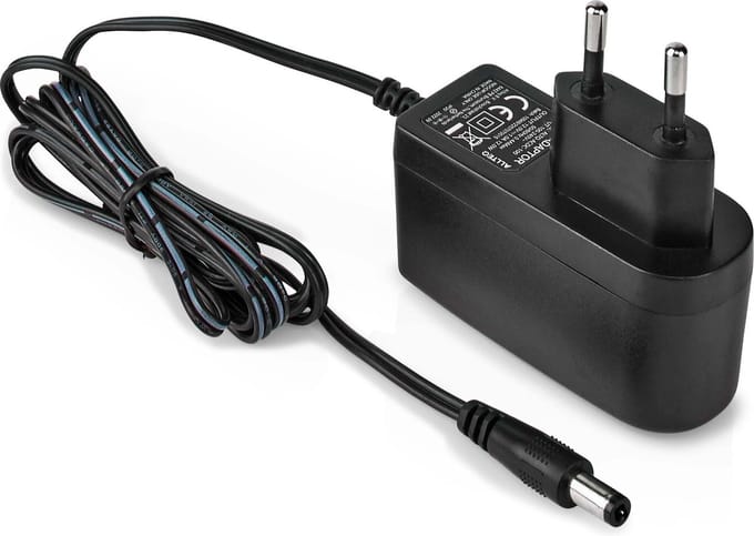Universele AC-DC adapter - 1000mA - 230Vac - 50Hz - Zwart - Allteq