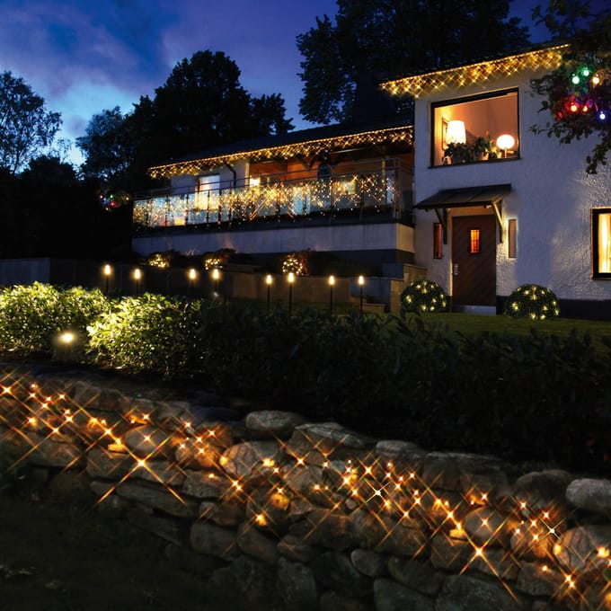 Star Trading lichtgordijn Extra System 24, buiten, LED, accessoires, 1,74W, 71lm, warm wit, 2 meter