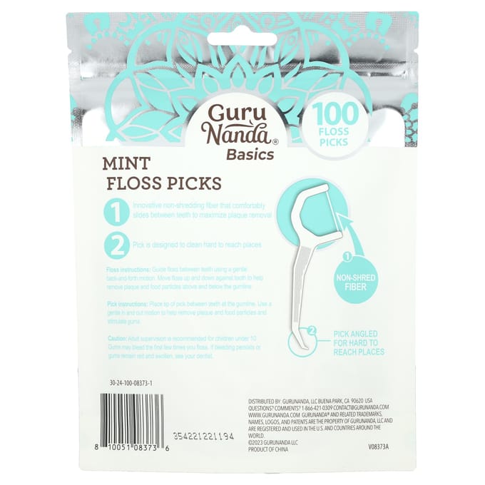 GuruNanda, Basics, Wegwerp Tandzijde, 100 Stuks white