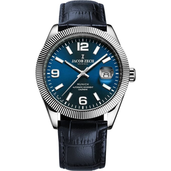 Jacob Zech - Heren Horloge Munich - Blauw