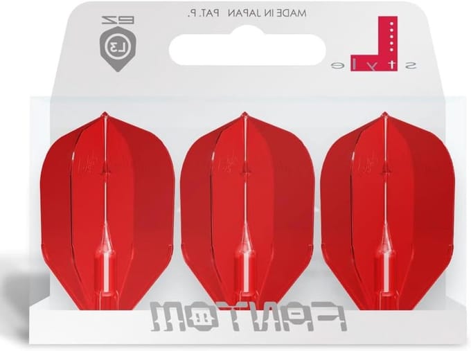 Dart Flights - Vleugels - Darts Spelen - Geïntegreerde Ringen - 45 cm - Rood