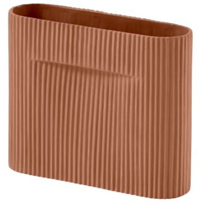 Muuto Ridge Vaas - H 16.5 cm - terracotta