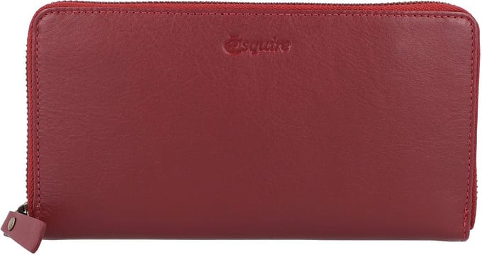 Esquire Peru Portemonnee RFID Leer 19 cm - Dames - Horizontaal - rot