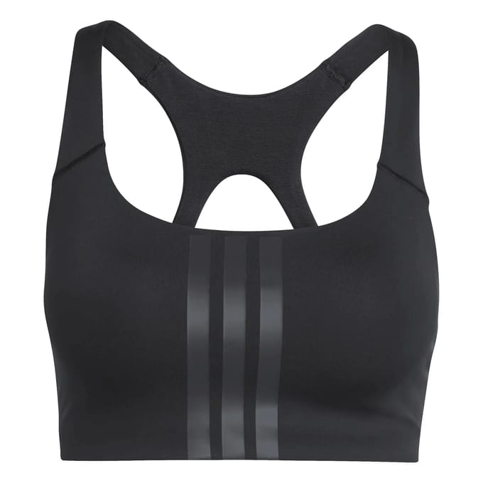Adidas Optime Workout 3 Stripes Sportbeha Met Medium Impact Zwart M Vrouw