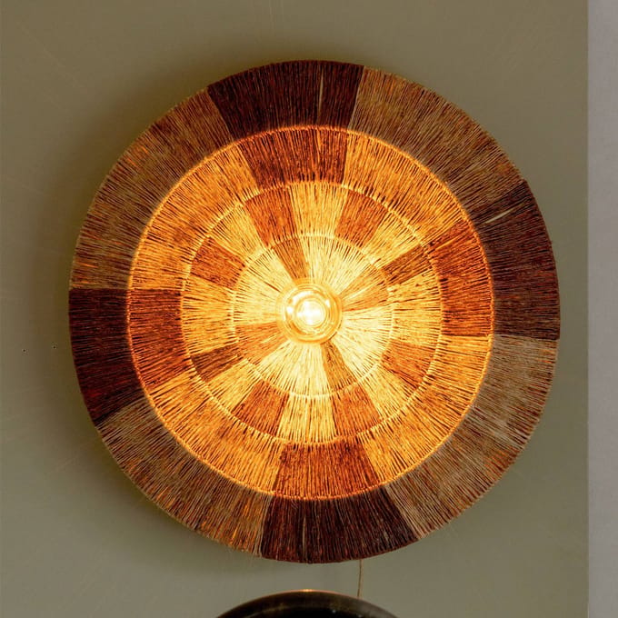 GOOD&MOJO Wandlamp Serengeti - Bruin - Ø60x250cm - Binnen Modern