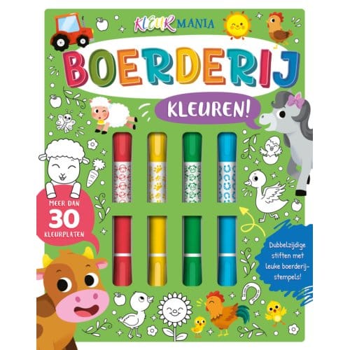 Boerderij Kleuren! - Kleurmania - Stephanie Moss