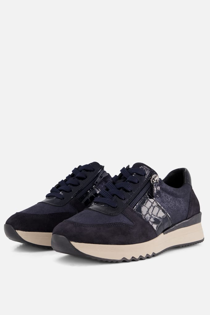 Feyn Sneakers blauw Suede - Maat 41