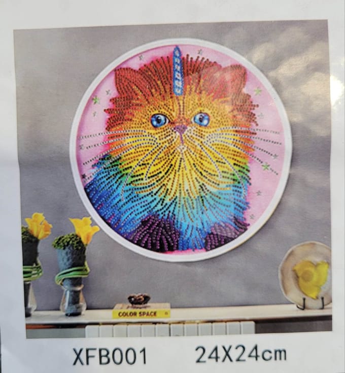 Diamond painting raamdecoratie