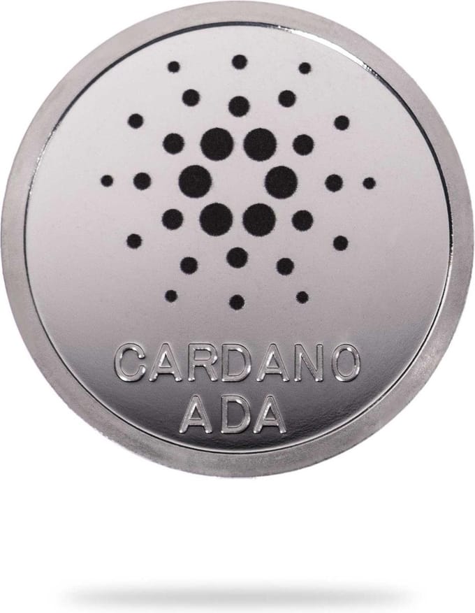 New Age Devi - Cardano-munt zilver - cryptotoken - fysieke munt