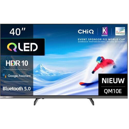 CHiQ L40QM10E 40 inch QLED-televisie - Full HD, Google TV, Dolby Atmos, Bluetooth
