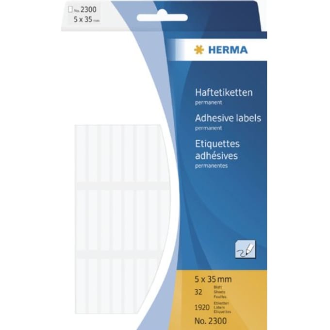HERMA labels - 1920 label(s) - 5 x 35 mmlabels - 1920 etiket(ten) - 5 x 35 mm