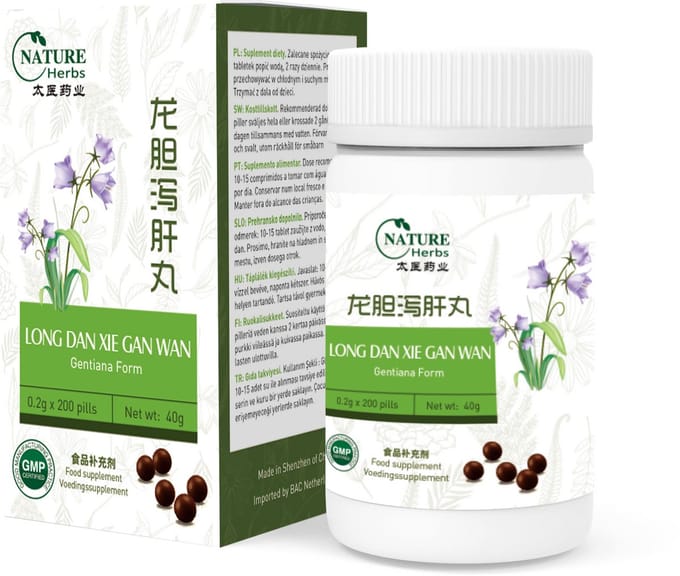 Gentiana Form - Long Dan Xie Gan Wan - Eczeem, schimmelnagels