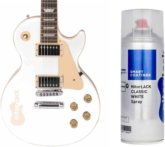 NitorLACK N250760160 Nitrocellulose Lak Classic White 400ml Spuitbus