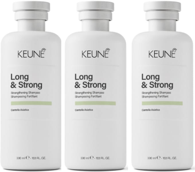 3 STUKS - Keune Care Long & Strong Strengthening Shampoo 300 ml